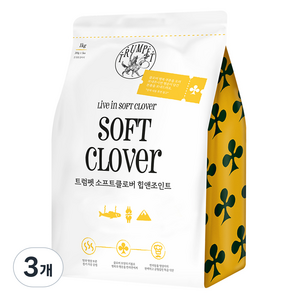 트럼펫 생후 3개월령 이후 강아지 소프트클로버 힙앤조인트 사료, 오리+황태, 1kg, 3개