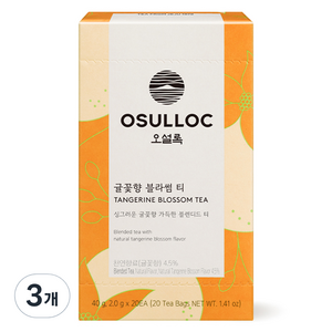 오설록 귤꽃향 블라썸 티, 2g, 20개입, 3개