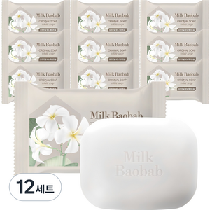 밀크바오밥 오리지널 비누 화이트솝, 100g, 120개입