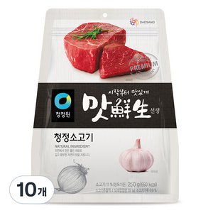 맛선생 소고기 조미료, 250g, 10개