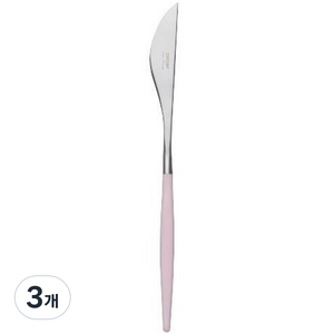 달퍼 마이아 디너 나이프, 핑크, 3개