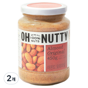 오넛티 아몬드 오리지널 100 450ml, 450g, 2개