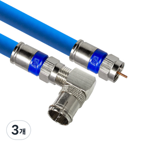 마하링크 국산 RF 안테나 5C 꺾임 수제작 동축 케이블, MLZ-RLB020 (2m), 3개