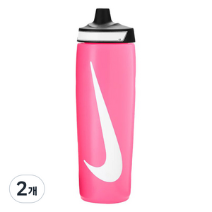 나이키 리퓨얼 물병 FN0416, 2개, 핑크, 750ml