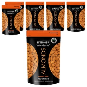 파라마운트팜스 원더풀 아몬드, 200g, 6개