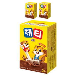 제티 쵸코렛맛 코코아분말, 17g, 20개입, 3개