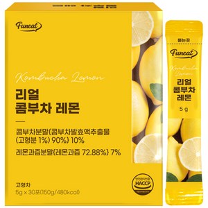 퍼니트 리얼 콤부차 레몬, 5g, 30개입, 1개