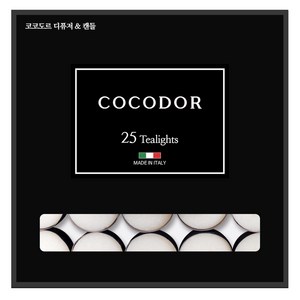 코코도르 티라이트 캔들, 윈터쟈스민, 10g, 25개