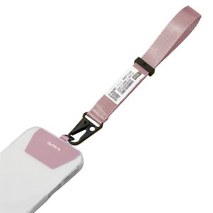 지가드 도난방지 강화 휴대폰 스트랩, 블러쉬 로즈, 1개