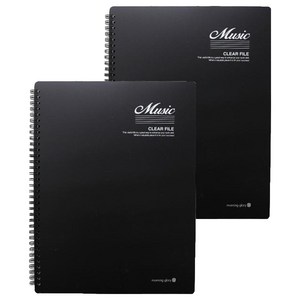 모닝글로리 음악파일 20p, black, 2개