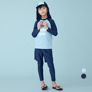 남아 래쉬가드 상하의 썬캡 세트 (3pcs) 골드박스 특가