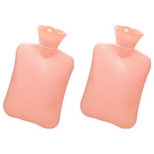 퀵살림 핸드워머 따뜻한 보온 물주머니 03 핑크 500ml, 2개