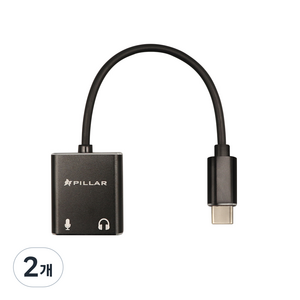 필라 컴소닉 USB C타입 외장 사운드 카드, CM-SC05C, 2개