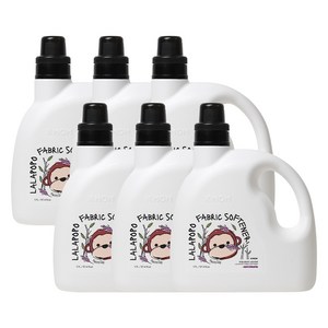 케이맘 랄라포포 유아용 섬유유연제 자작나무향, 6개, 1.7L
