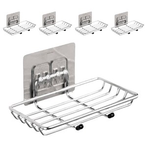 마켓플랜 무타공 2in1 비누 트레이, 5개