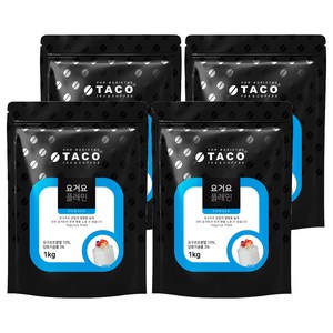 타코 요거요 플레인 파우더, 1kg, 1개입, 4개
