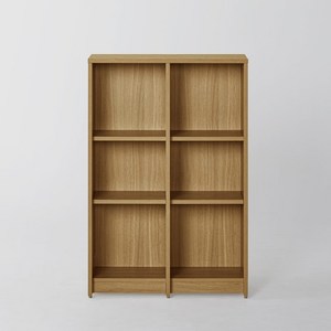 까사미아 하벨 책장 3단 70cm 방문설치, 내추럴