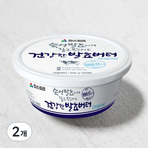 파스퇴르 건강한 발효버터 오리지널, 200g, 2개