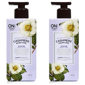 온더바디 캐시미어 퍼퓸 해피브리즈 바디로션 꽃향, 2개, 400ml, 400g