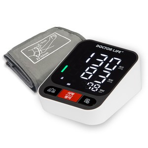 닥터라이프 국산 가정용 LED 자동 전자 혈압계 DBP-24, 1개, 혼합색상