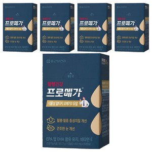 프로메가 식물성 알티지 오메가3 듀얼, 60정, 5개