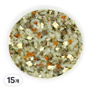 짱죽 실온 이유식 후기 진밥, 소고기흰콩진밥, 160g, 15개