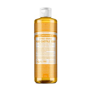 닥터브로너스 퓨어 캐스틸 솝 바디워시 시트러스 오렌지, 475ml, 1개