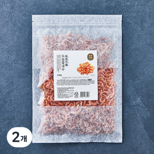 어식백세 두절 꽃새우, 100g, 1개입, 2개