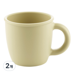 실리만 국내생산 크림 어린이 컵 크림옐로우 1개, 2개, 220ml