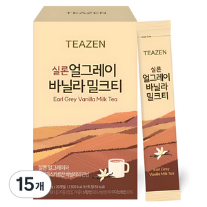 티젠 실론 얼그레이 바닐라 밀크티, 15g, 20개입, 15개