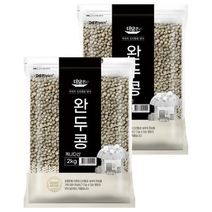 더담은 완두콩, 2kg, 2개