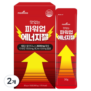 메디트리 맛있는 파워업 에너지젤, 300g, 2개