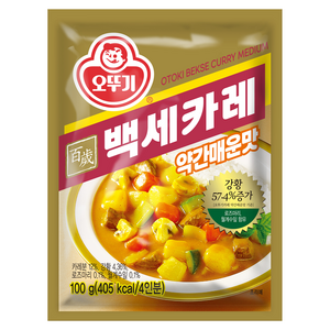 오뚜기 백세카레 약간매운맛, 100g, 1개