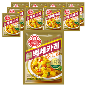 오뚜기 백세카레 약간매운맛, 100g, 10개