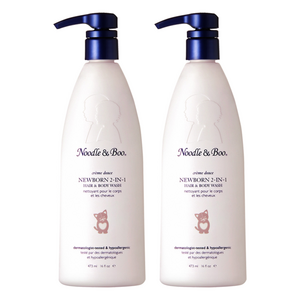 누들앤부 뉴본 2in1 헤어 앤 바디워시, 473ml, 2개