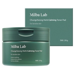 밀바랩 충청 허브 진정 토너 패드 210g, 70매입, 1개