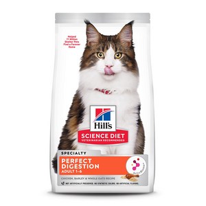 힐스사이언스다이어트 어덜트 고양이 퍼펙트 다이제스천 기능성 사료, 닭, 1.6kg, 1개