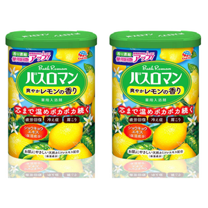 바스로망 입욕제 농축 레몬, 600g, 2개