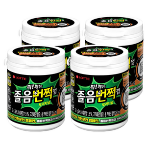 롯데웰푸드 졸음번쩍껌 오리지널, 87g, 4개