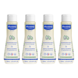 무스텔라 유아용 젠틀 샴푸, 200ml, 4개