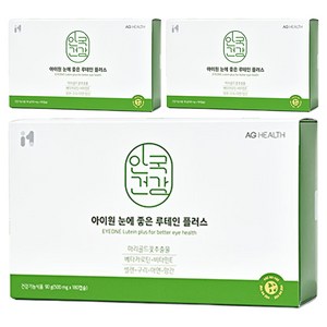 아이원 눈에 좋은 루테인 플러스, 180정, 90g, 3개