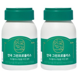안국건강 안국 그린 프로폴리스, 120정, 2개