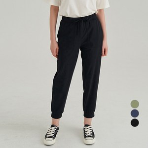 ELLE PARIS 여성용 퀵드라이 기능성 벤츄리 밴딩 조거 팬츠 골드박스 특가