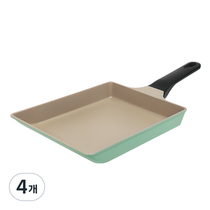키친아트 파스텔민트 다이아 계란말이팬, 24cm, 4개