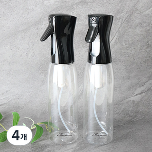 모리앤 압축 안개스프레이 대용량 분무기 500ml, 4개, 블랙투명