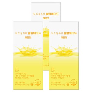오늘부터 슬림에이드 다이어트보조제 레몬맛, 3개, 120g
