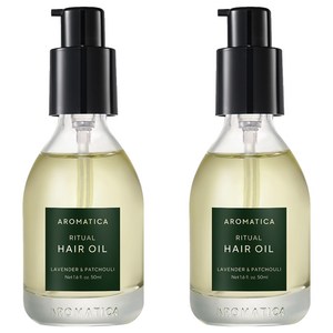 아로마티카 리츄얼 헤어 오일 라벤더 앤 패츌리, 50ml, 2개
