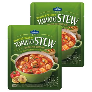 폰타나 로스티드 치킨 토마토 스튜, 250g, 2개