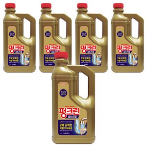 펑크린 울트라겔 배수관 세정제, 1.5L, 5개