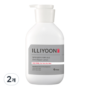 일리윤 울트라 리페어 바디로션 은은한 플로럴향, 528ml, 2개